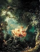 Jean Honore Fragonard The Happy Accidents of the Swing oil painting reproduction
